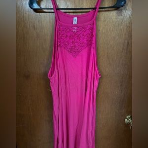 Zenana lace tank top